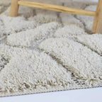 Alfombra infantil bohemia con relieve y diseño étnico para niños