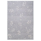 Children's flat-weave rug | Blue-grey
