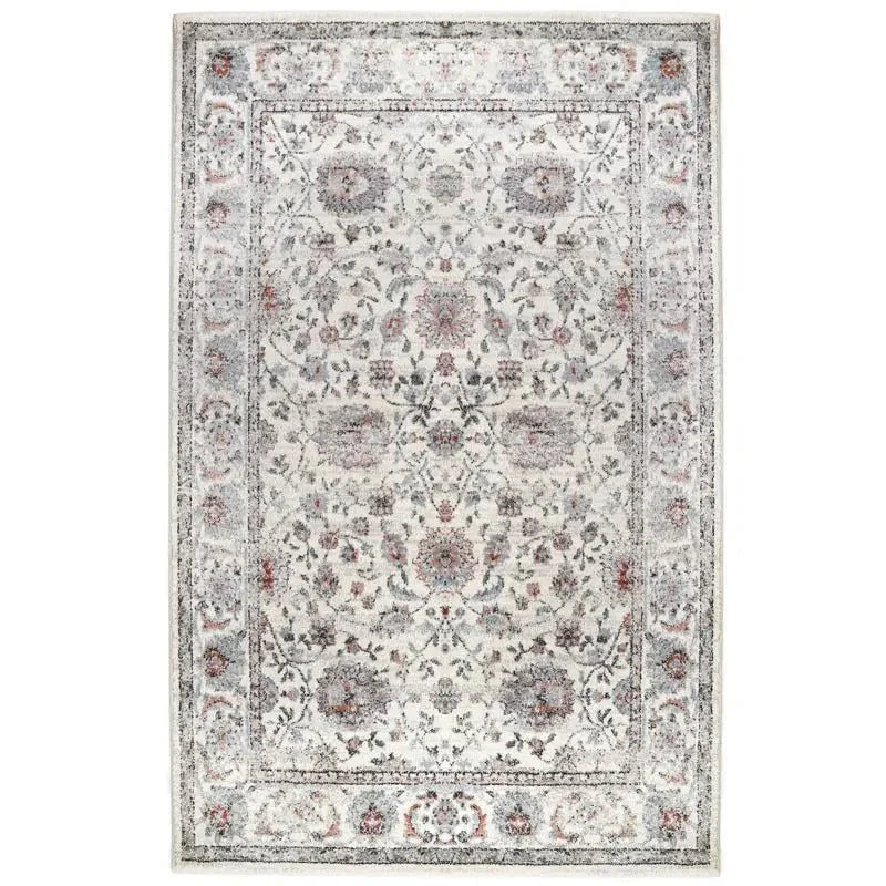 Felted wool rectangular rug | Persian style