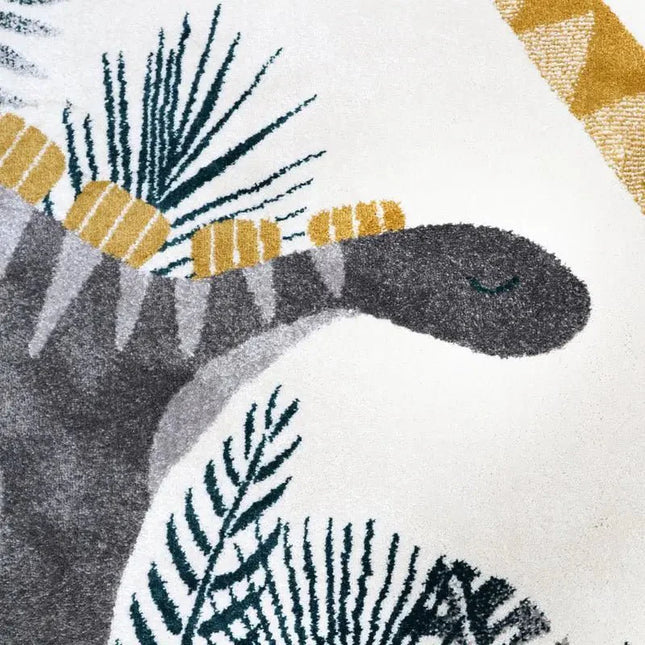 Alfombra infantil de dinosaurios SENSAKU 120x170PolypropyleneHome & Garden > Decor > Rugs