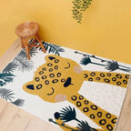 Alfombra infantil con leopardo 120x170 | Suave