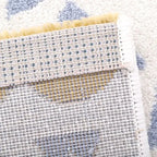 Children's rug with Persian design and soft tones for children
