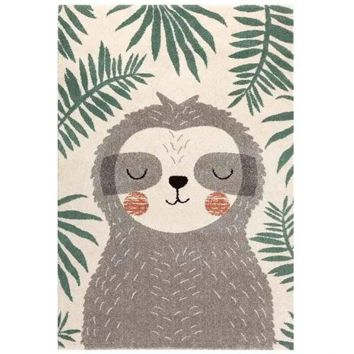 Tapete infantil bicho-preguiça 120x170 cm | macio e decorativo