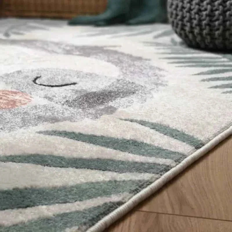 Alfombra infantil perezoso 120x170 cm | suave y decorativa