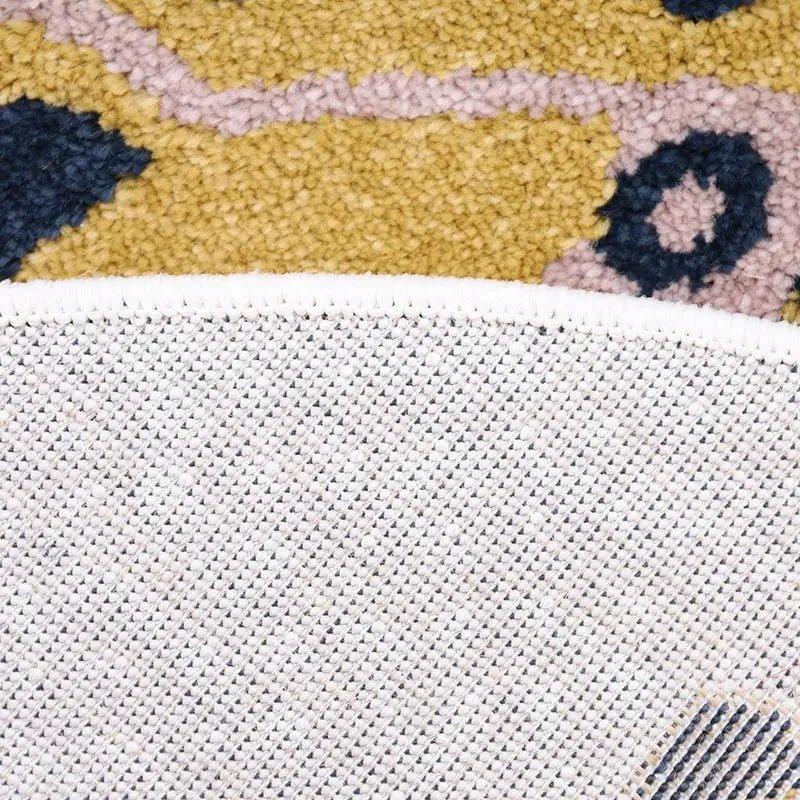 Alfombra infantil ovalada diseño leopardo | miel