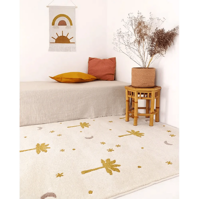 Alfombra infantil petits palmiers LITTLE PALM MIELPolypropyleneHome & Garden > Decor > Rugs