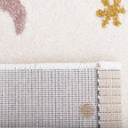children's rug with palm tree design and soft velvet