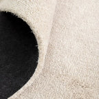 Machine Washable Long Pile Linen Color Rug