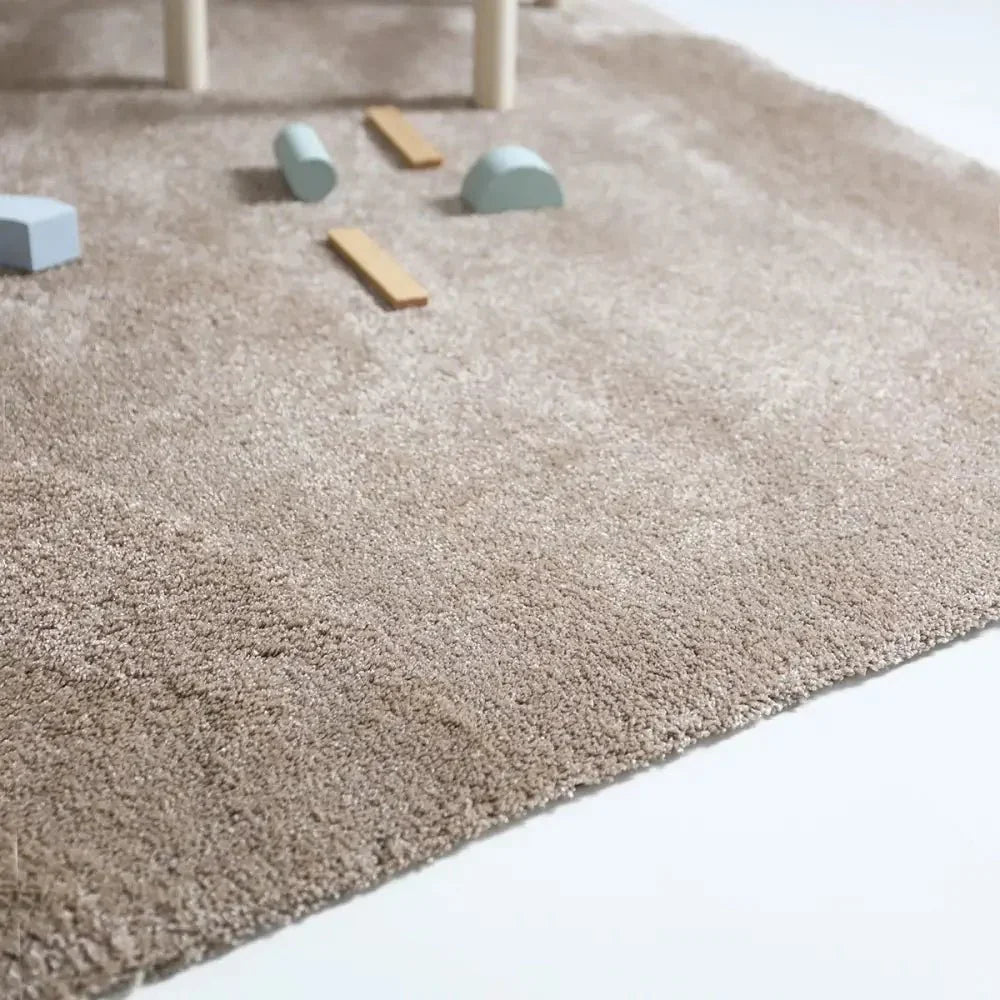 Machine-washable soft rug for home | Cream color