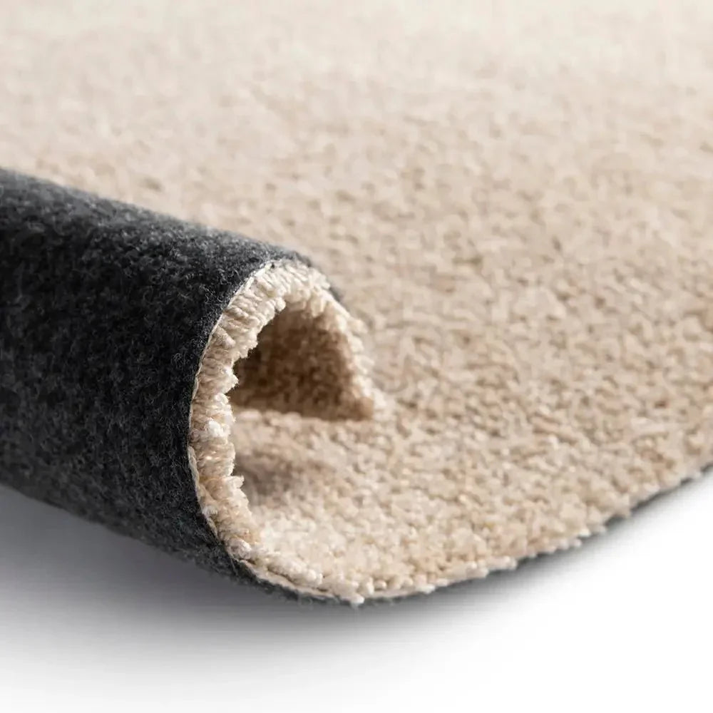 Machine-washable soft rug for home | Cream color