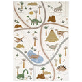 Alfombra infantil con dinosaurios | para interior y exterior