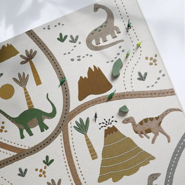 Alfombra infantil interior y exterior LITTLE JURASICPolypropyleneHome & Garden > Decor > Rugs