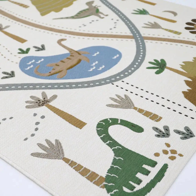 Alfombra infantil interior y exterior LITTLE JURASICPolypropyleneHome & Garden > Decor > Rugs