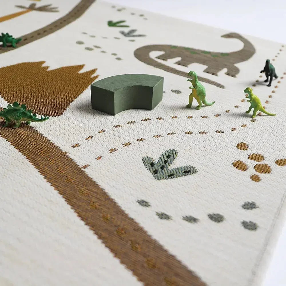 Kids' rug with dinosaurs | for indoor and outdoor use