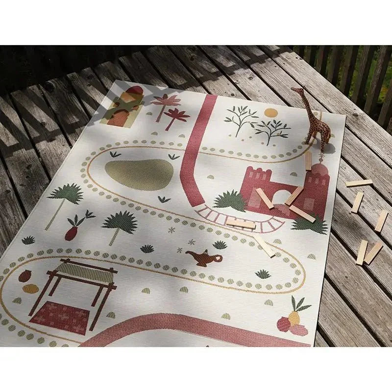 Alfombra infantil para interior y exterior | 123x180 cm