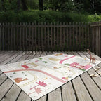 Alfombra infantil para interior y exterior | 123x180 cm