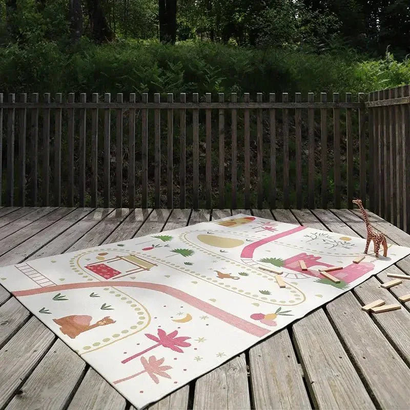 Alfombra infantil para interior y exterior | 123x180 cm