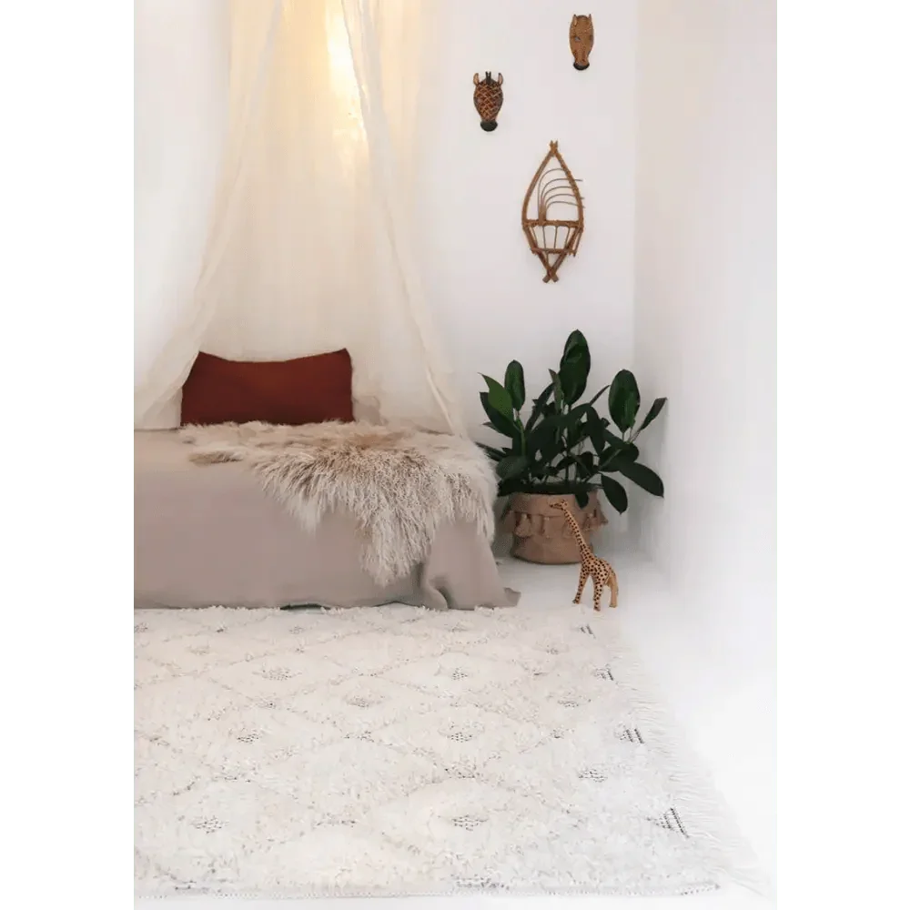Alfombra infantil bohemia diseño natural | para niños