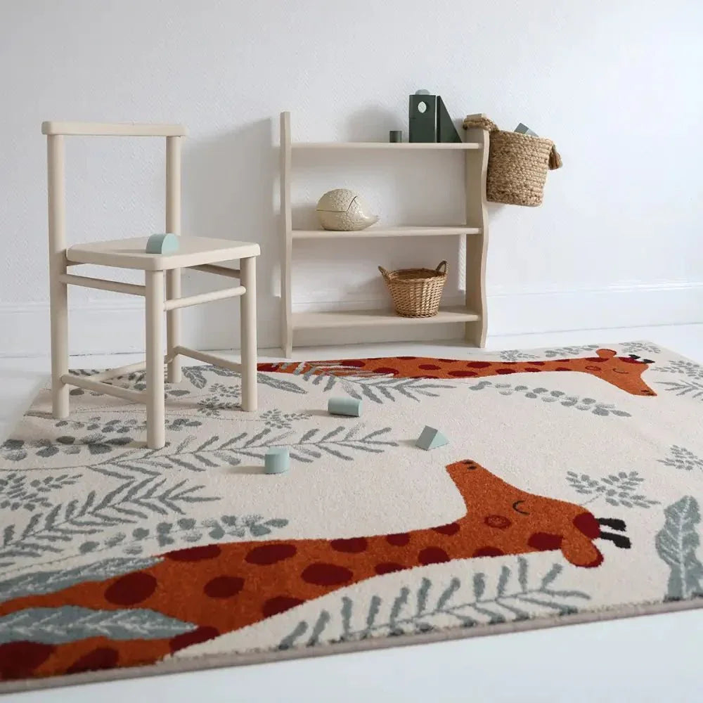 Giraffe children's rug 133x190 cm for bedrooms