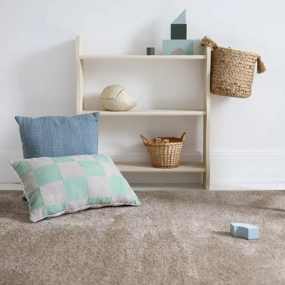 Alfombra Lavable En Máquina Pelo Corto Color Sable