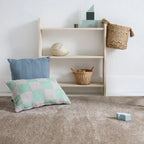 Alfombra Lavable En Máquina Pelo Corto Color Sable