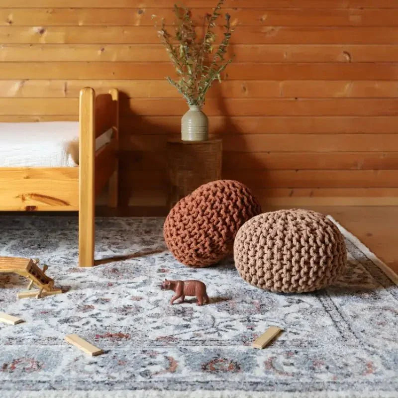 XL Persian wool and cotton rug | Handmade