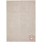 Machine washable plain cream rug
