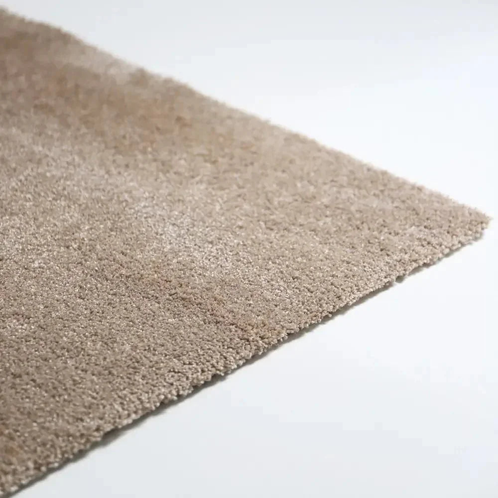 Machine-washable plain rug with short pile | Sable