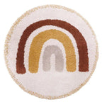 Bohemian Rainbow Kids Rug | Thick Round