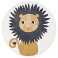 Round lion design children's rug | for baby