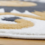Round lion design children's rug | for baby