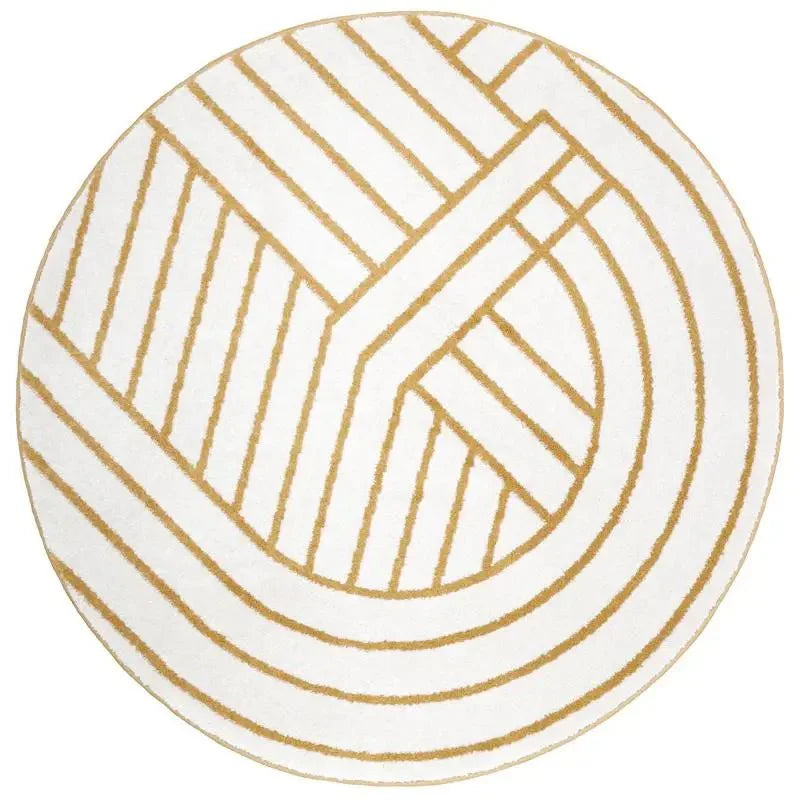 Alfombra redonda geometrica LUISA M 140cmPolypropyleneHome & Garden > Decor > Rugs