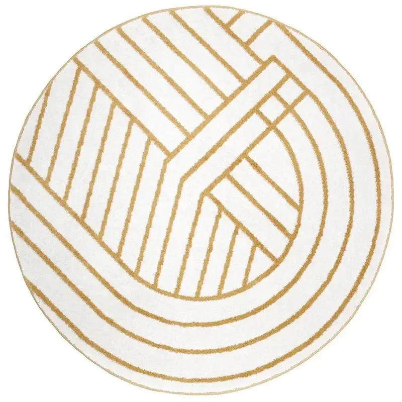 Alfombra redonda geometrica LUISA M 140cmPolypropyleneHome & Garden > Decor > Rugs