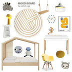 Round Rug with Modern Geometric Designs | 140 cm