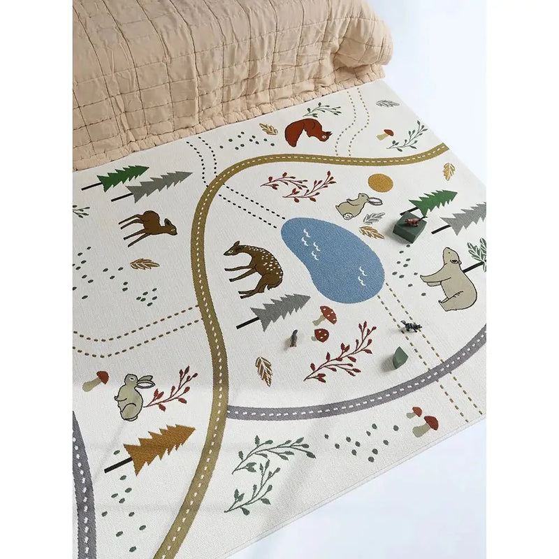 Alfombra infantil interior y exterior LITTLE FORESTPolypropyleneHome & Garden > Decor > Rugs