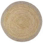 Natural jute and wool rug | taupe color