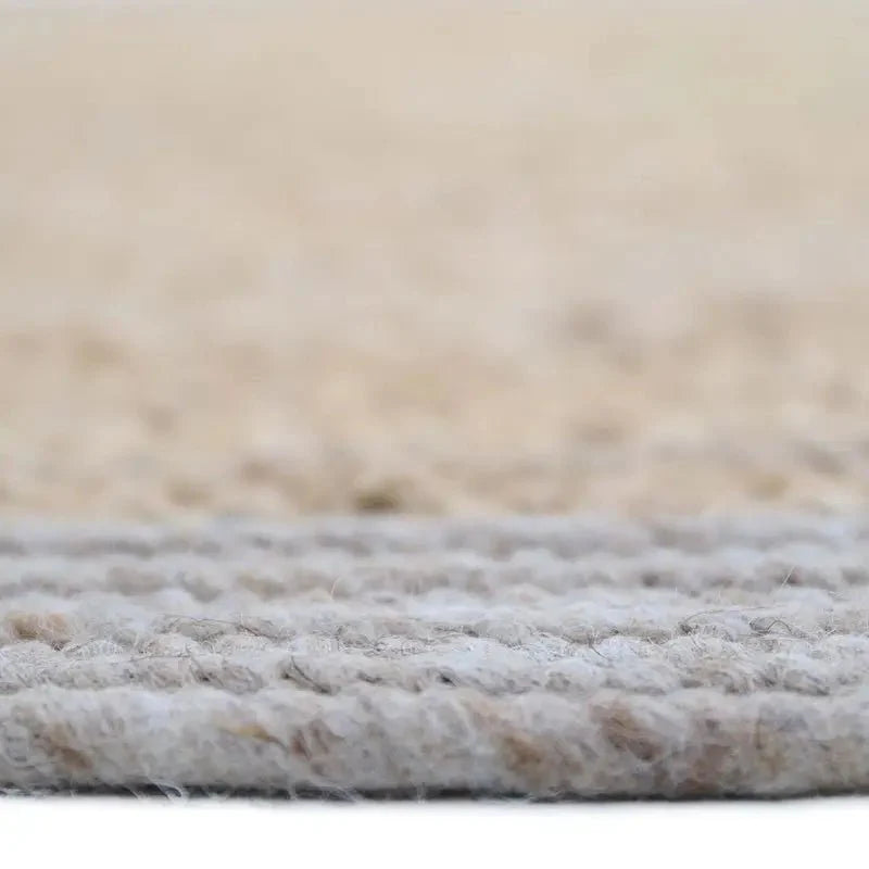 YHUKI TAUPE S Alfombra Jute y LanaTapis Jute rondHome & Garden > Decor > Rugs