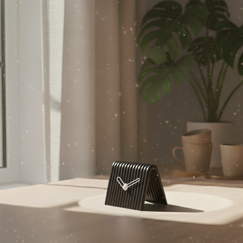 Reloj de Mesa Mini en 3D – Diseño Moderno en Forma de ARelojHome & Garden > Decor > Clocks > Desk & Shelf Clocks > Desk Clocks