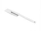 Tabletop ethanol fireplace in white metal