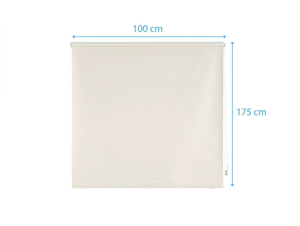 Estor Enrollable 100X175 BEIGE Poliéster TranslúcidoestorHome & Garden > Decor > Window Treatments > Window Blinds & Shades > Shades