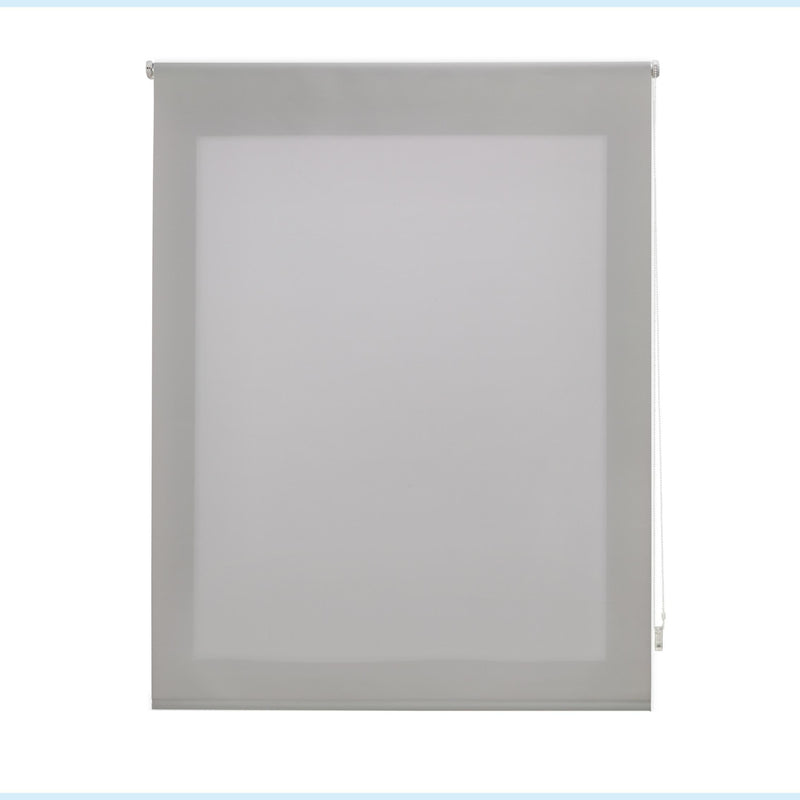 Estor Enrollable 100X250 PLATA Poliéster TranslúcidoHome & Garden > Decor > Window Treatments > Window Blinds & Shades > Shades