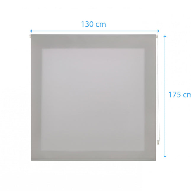 Estor Enrollable 130x175 PLATA Poliéster TranslúcidoHome & Garden > Decor > Window Treatments > Window Blinds & Shades > Shades
