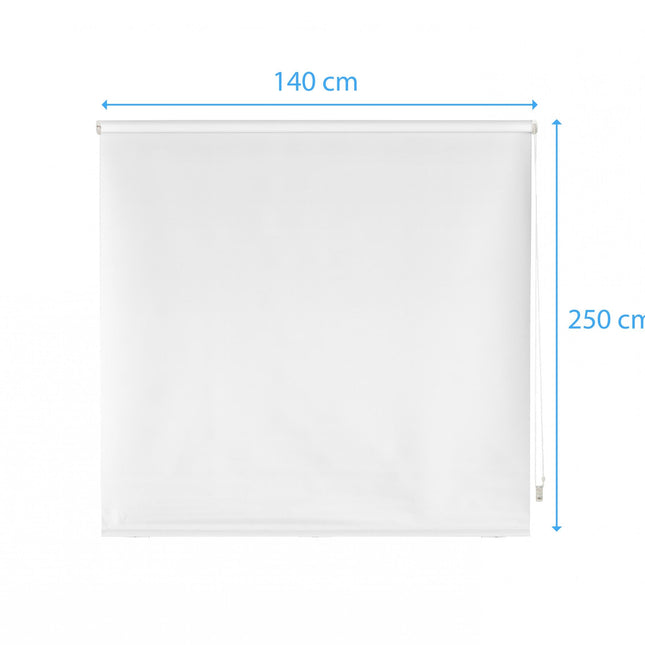 Estor Enrollable 140X250 BLANCO OPTICO TranslúcidoHome & Garden > Decor > Window Treatments > Window Blinds & Shades > Shades