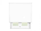 Estor enrollable translúcido 140x250 blanco óptico para sala