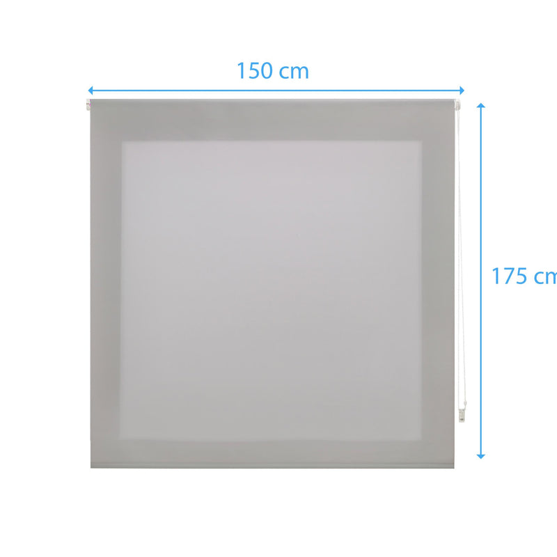 Estor Enrollable 150X175 PLATA Poliéster TranslúcidoHome & Garden > Decor > Window Treatments > Window Blinds & Shades > Shades