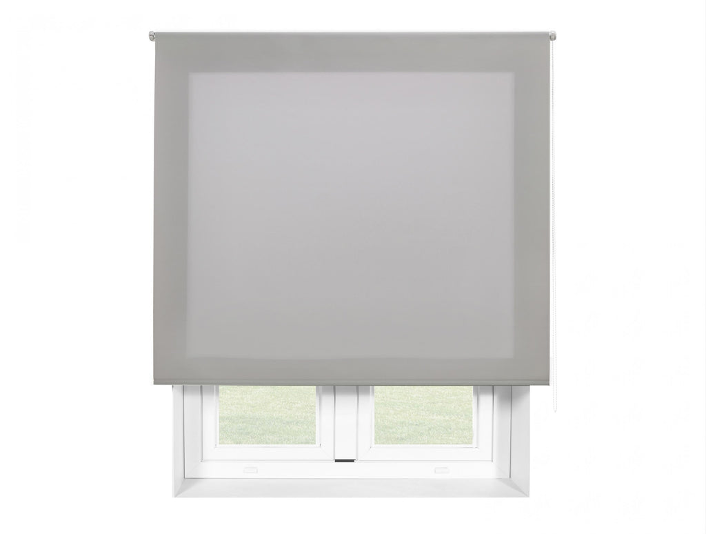 Translucent silver roller blind 160x250 for living room