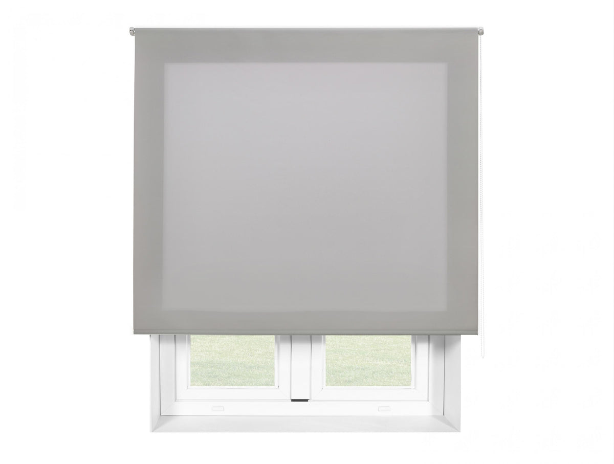 Roller blind 80x175 cm silver translucent polyester