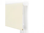 Estor enrollable beige poliéster translúcido para sala