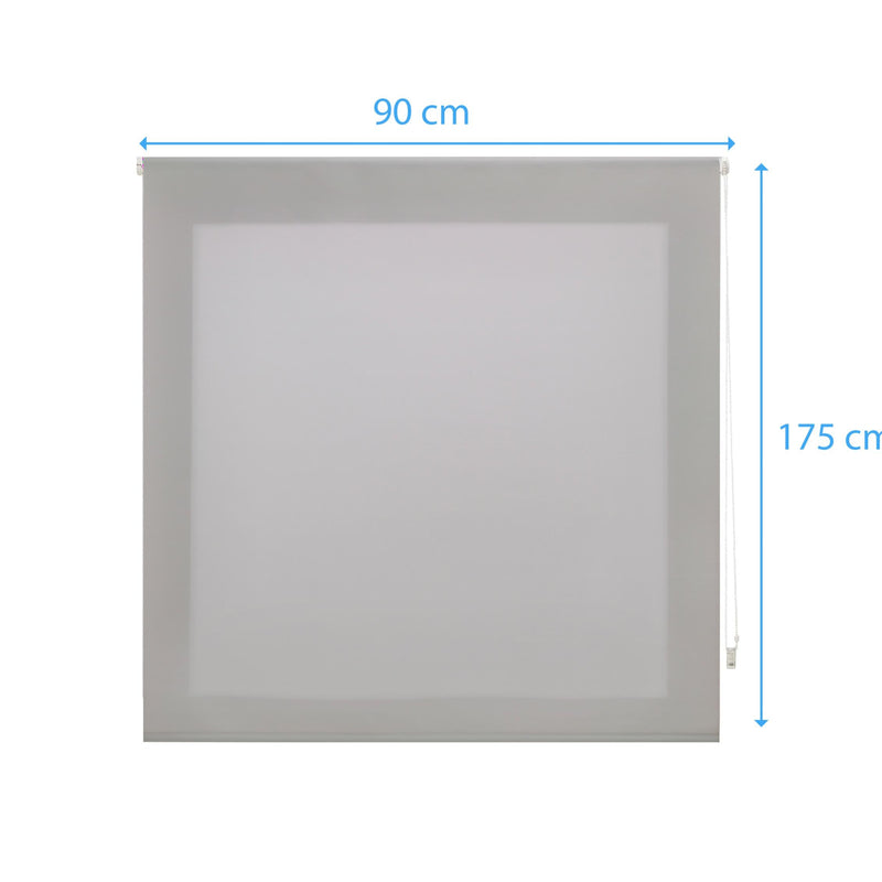 Estor Enrollable 90X175 PLATA Poliéster TranslúcidoHome & Garden > Decor > Window Treatments > Window Blinds & Shades > Shades