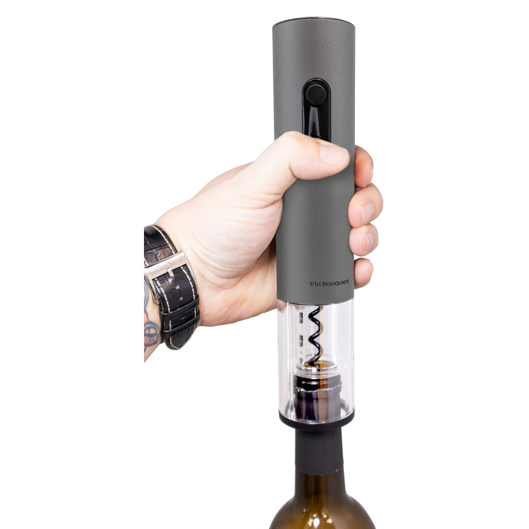Battery-operated electric corkscrew